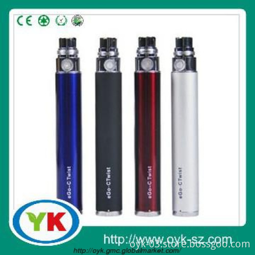variable voltages EGO-C Twist Battery EGO ecig,e-cigarette